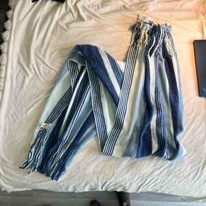 Free People Oversized Striped Scarf